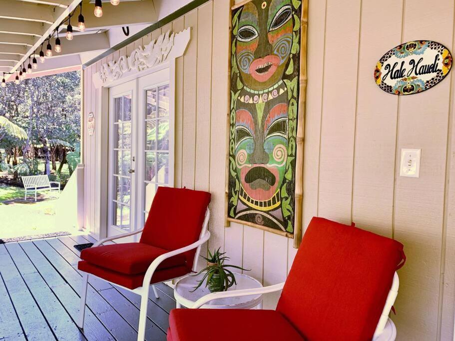 Hau'Oli Place Tiki Cottage In Volcano Exteriér fotografie
