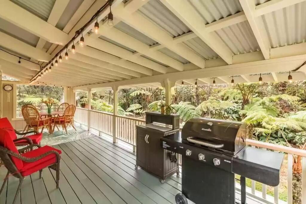Hau'Oli Place Tiki Cottage In Volcano Exteriér fotografie