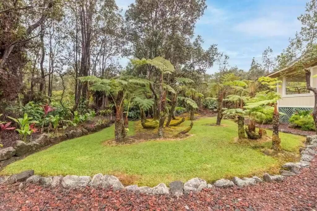 Hau'Oli Place Tiki Cottage In Volcano Exteriér fotografie